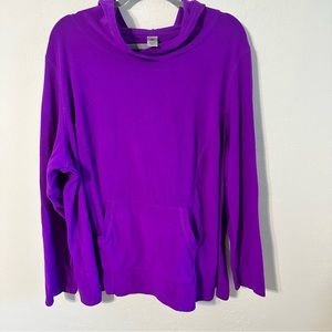 LANE BRYANT ACTIVE. long sleeve purple hoodie
